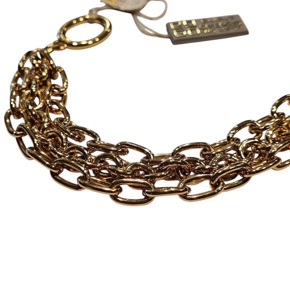 Givenchy Bracelet NWT Defective Needs Repair Vintage Gold Tone Chunky Chain - Picture 8 of 13